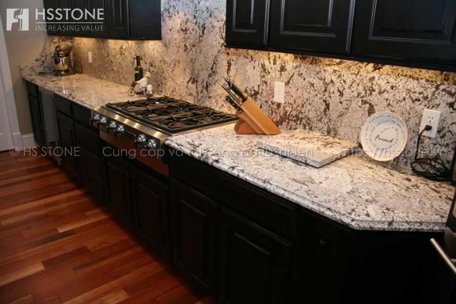 Các mẫu đá Granite màu trắng khá nhiều