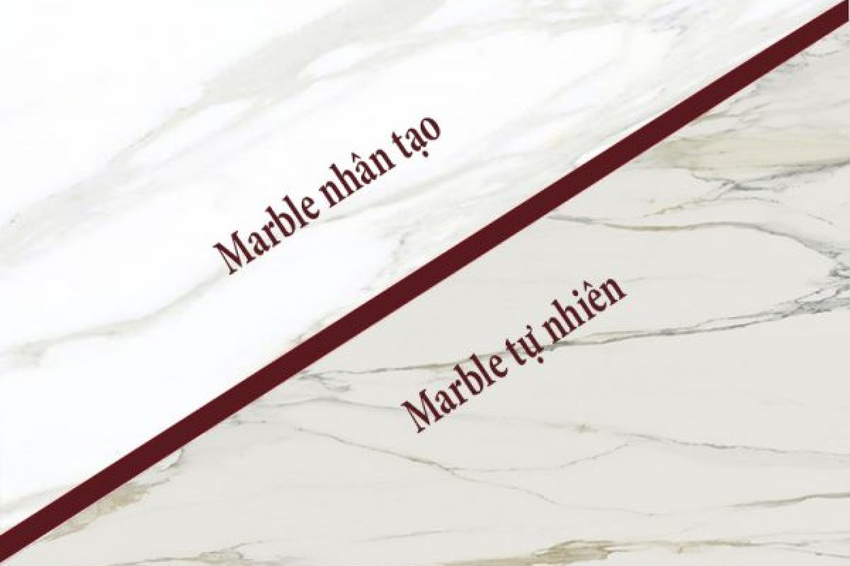 So sánh đá marble tự nhiên và đá marble nhân tạo