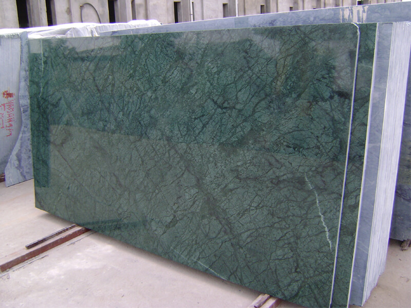 Mẫu đá ốp tường marble xanh dưa hấu cho người mệnh Mộc
