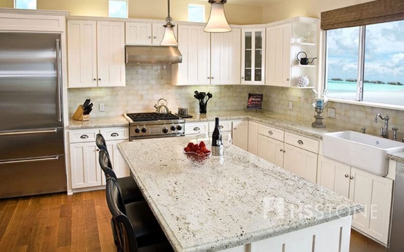 Đá Granite ốp bếp có độ bền cao