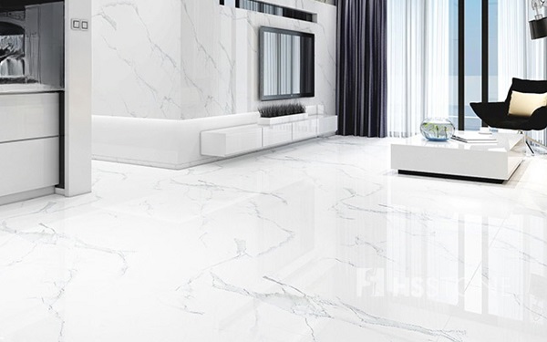 Đá Marble trắng vân khói