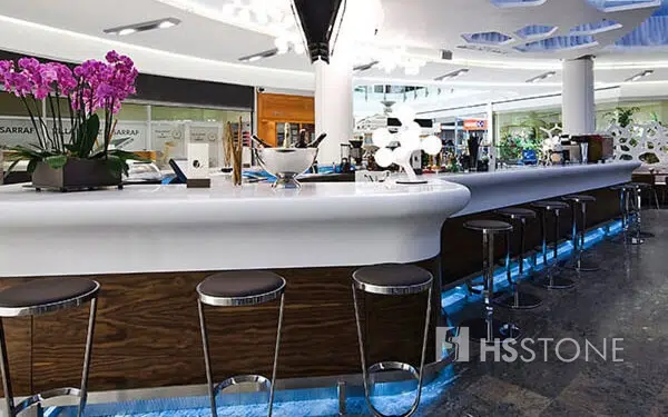 quay bar op da nung ket (3) Ưu điểm của quầy bar ốp đá nung kết