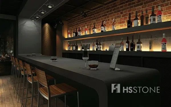 quay bar op da nung ket (4) Quầy bar ốp đá nung kết dekton