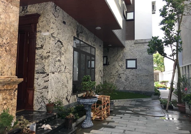 da hoa cuong op mat tien Đá Granite ốp mặt tiền