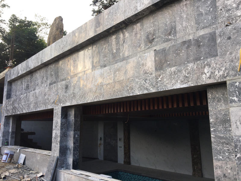 da marble op mat tien Đá Marble ốp mặt tiền