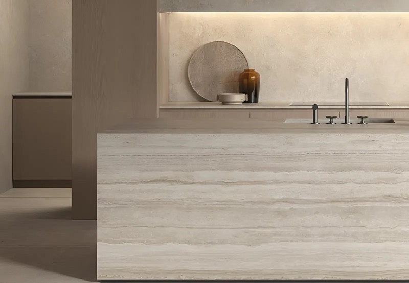 ung-dung-gach-van-da-travertine-lam-ban-bep-dep Ứng dụng gạch vân đá Travertine để làm bàn bếp đẹp