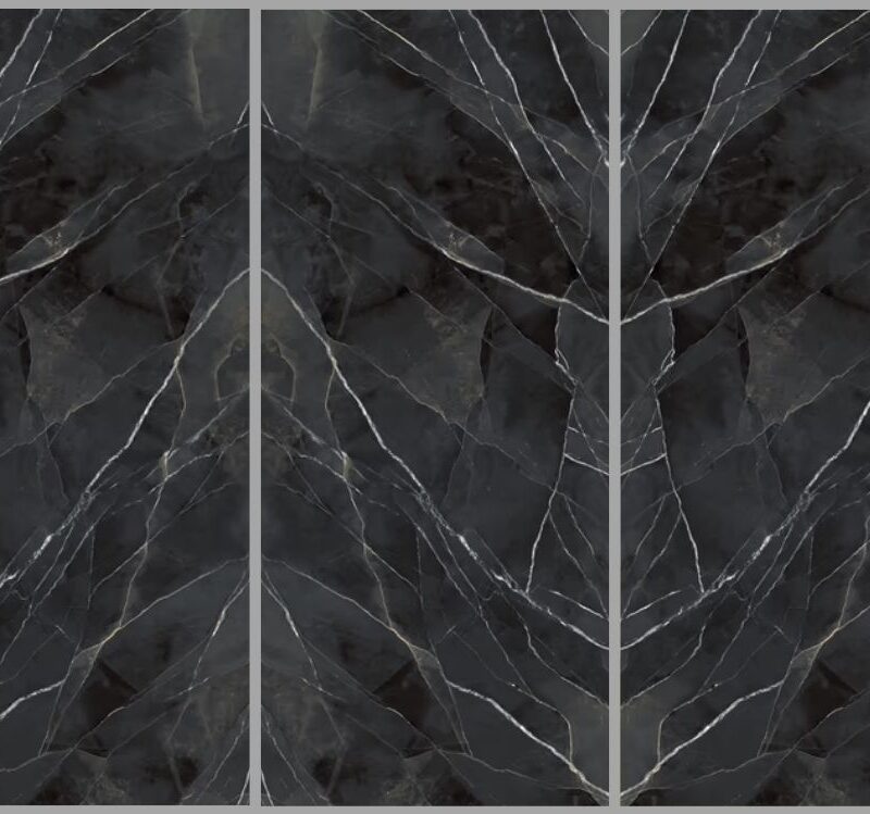 CALACATTA BLACK BOOK MATCH Diamond Polished Starlit