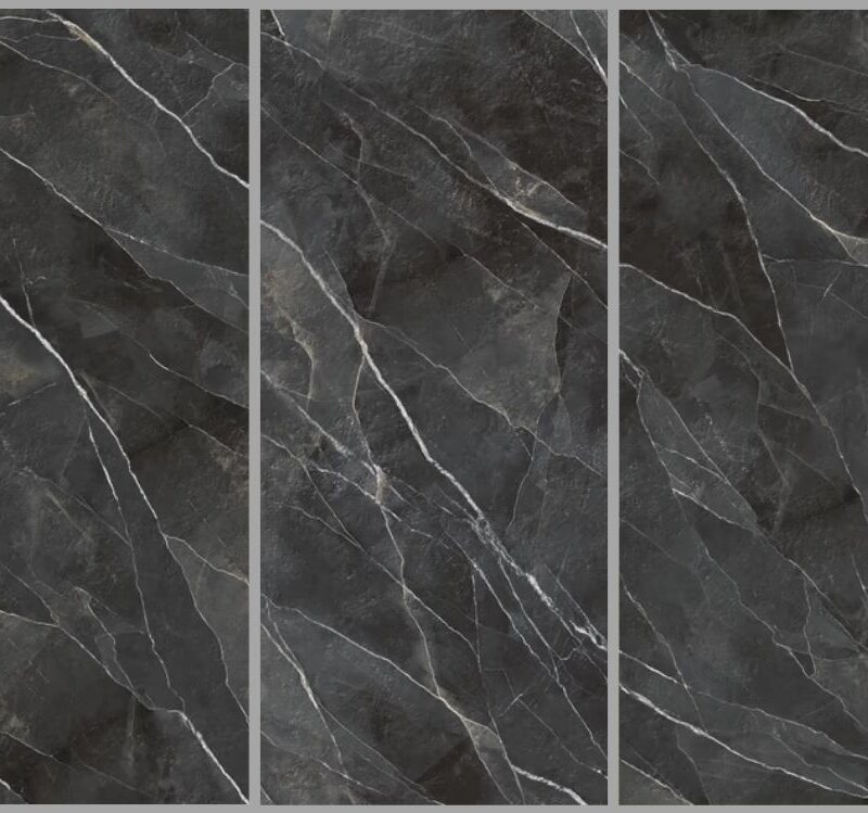 CALACATTA BLACK Diamond Bush Hammered