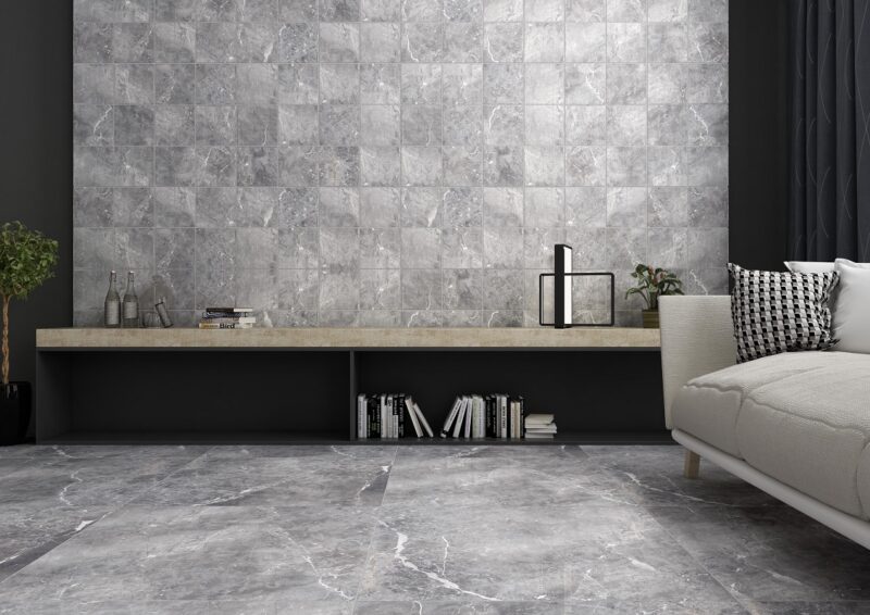 CLAROS GREY 80x80 High Glossy 3D 1