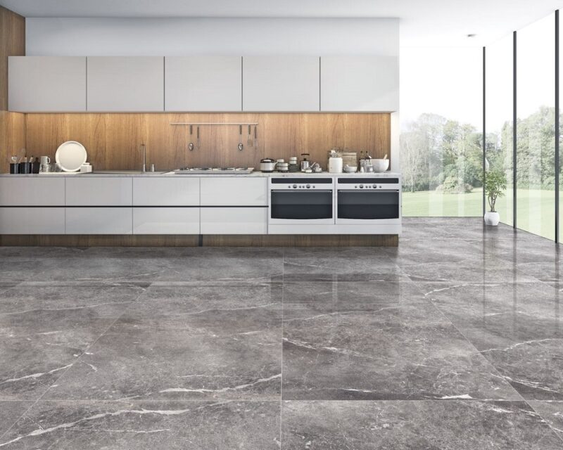 CLAROS GREY 80x80 High Glossy 3D