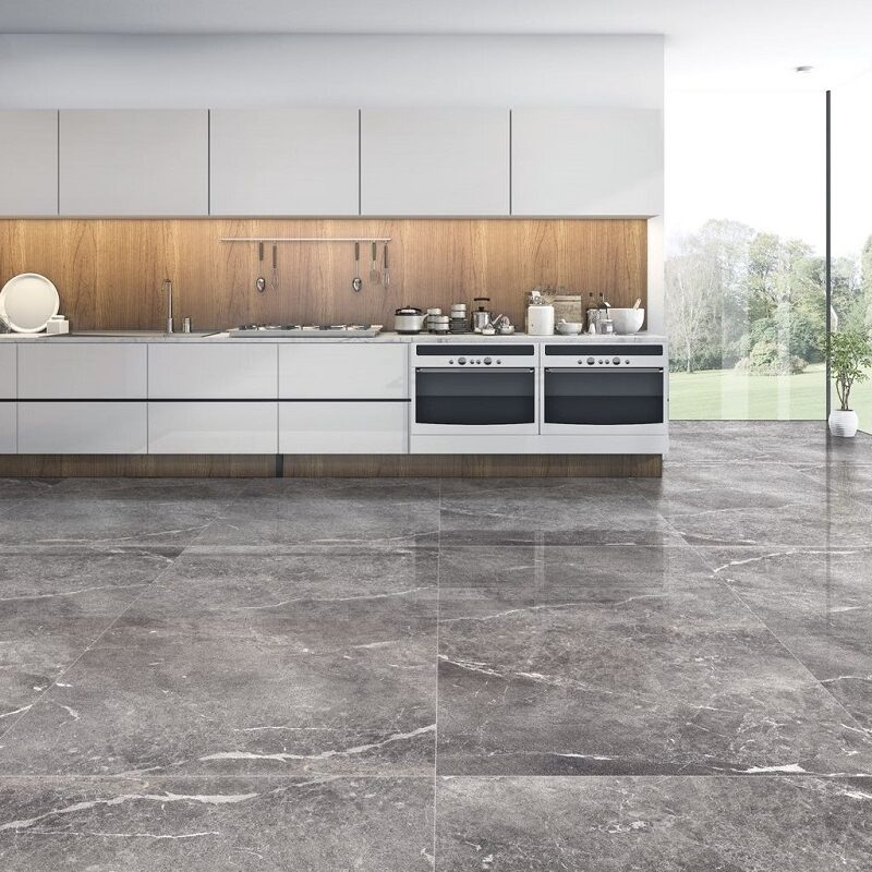 CLAROS GREY 80x80 High Glossy 3D