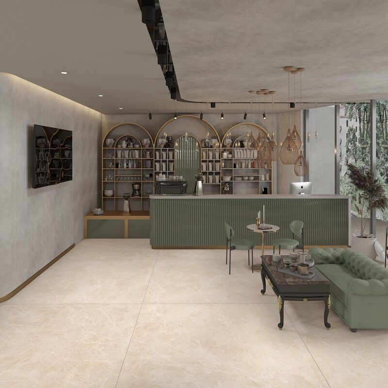 FLAIR BEIGE 120X120 Digital Matt 3D