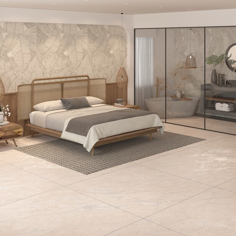LUCIDO BEIGE ENDLESS 120x120 Matt Caving 3D