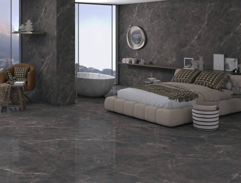 TOKYO NERO ENDLESS 120x120 Polished 3D