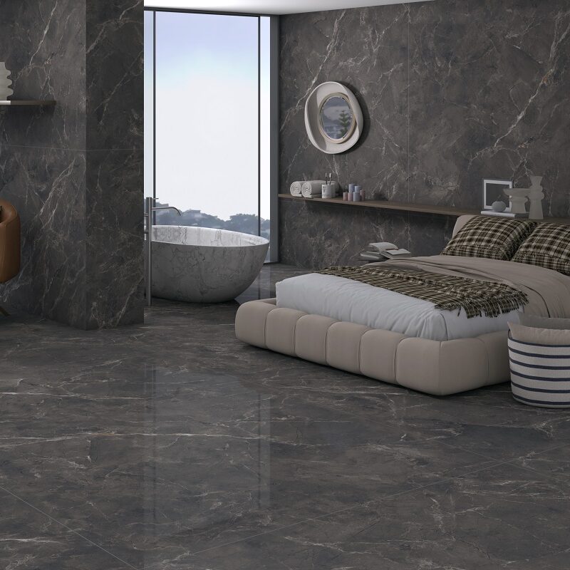 TOKYO NERO ENDLESS 120x120 Polished 3D