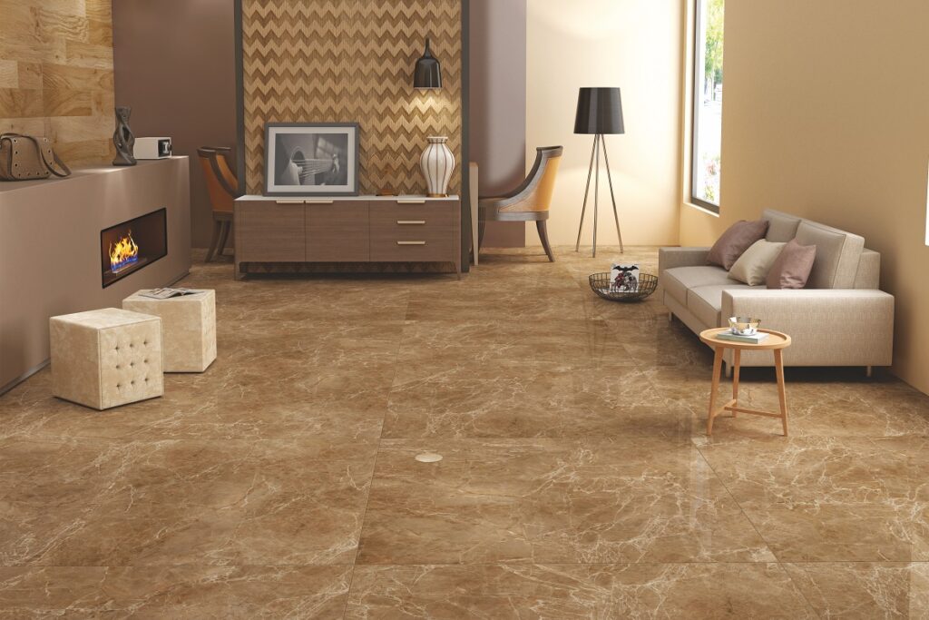 VINTAGE BROWN 80x160 High Glossy 3D Vì sao cùng là gạch nhập khẩu Ấn Độ nhưng giá lại chênh lệch?
