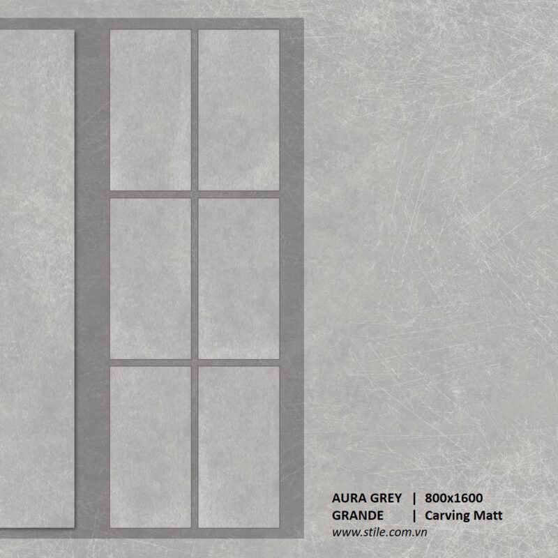 AURA GREY 800x1600 Carving Matt Random