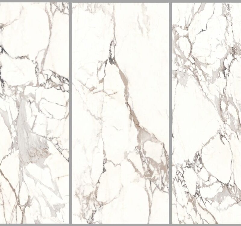CALACATTA SPARK 800x1600 High Glossy Silk Matt
