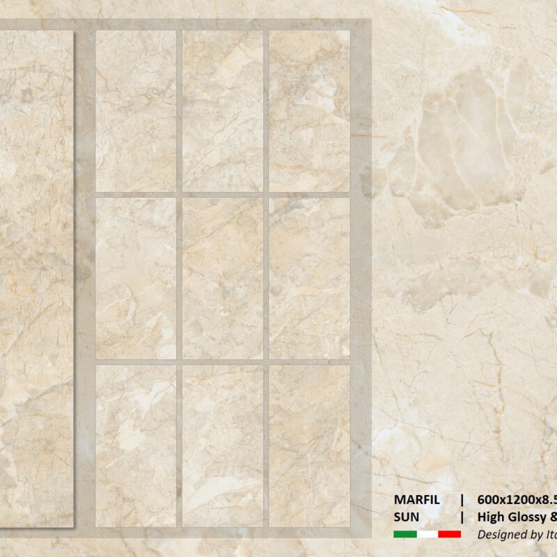 MARFIL SUN 600x1200 High Glossy Matt Random