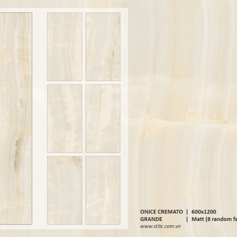 ONICE CREMATO 600x1200 Matt Polish Random