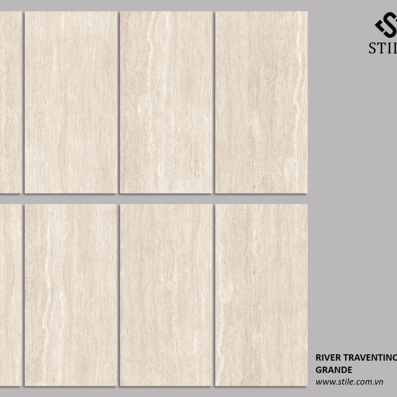 RIVER TRAVERTINO 600x1200 Carving Matt Random