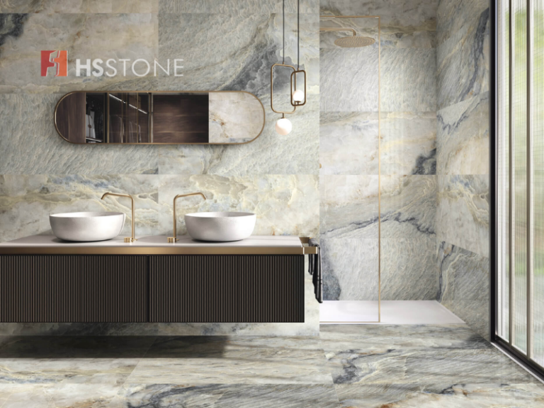 Khám phá các mẫu gạch vân đá ốp nhà vệ sinh, phòng tắm tạo không gian cao cấp