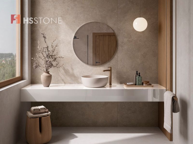 Mẫu gạch Ấn Độ khổ lớn cho phòng vệ sinh