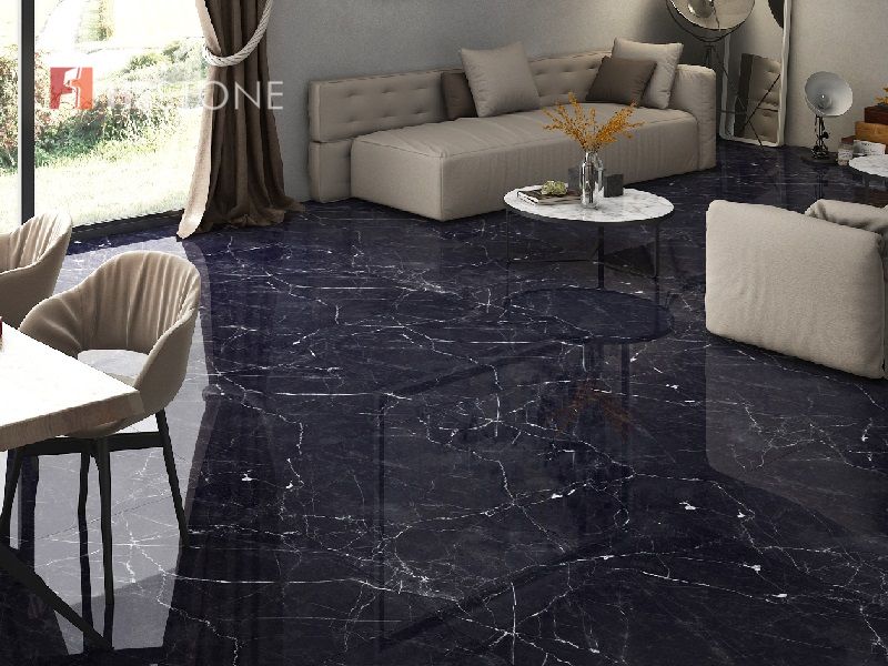 Mẫu gạch khổ lớn 100x100 họa tiết ánh kim sang trọng