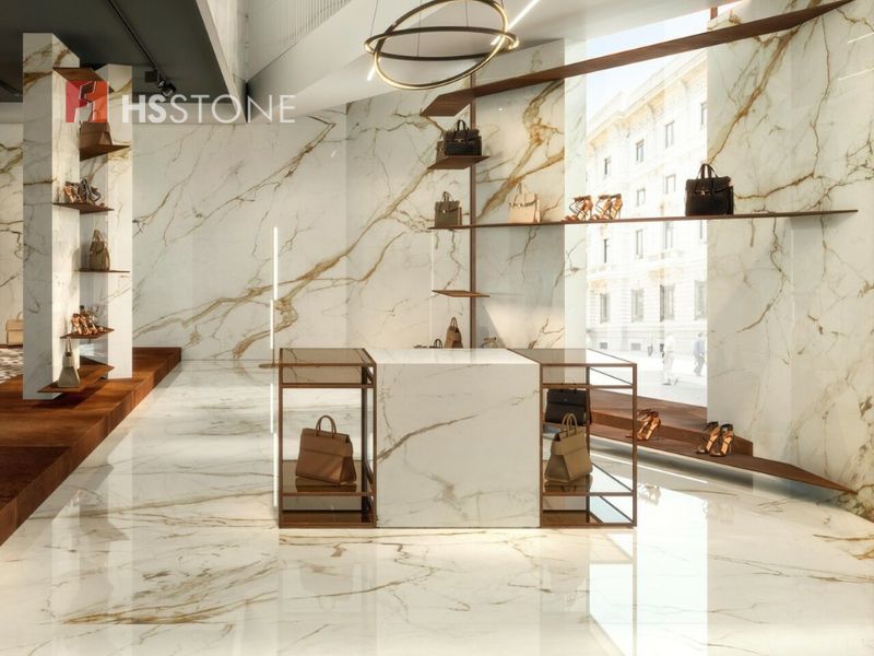 Mẫu gạch vân đá kích thước 80x160cm khổ lớn dành cho các dự án cao cấp