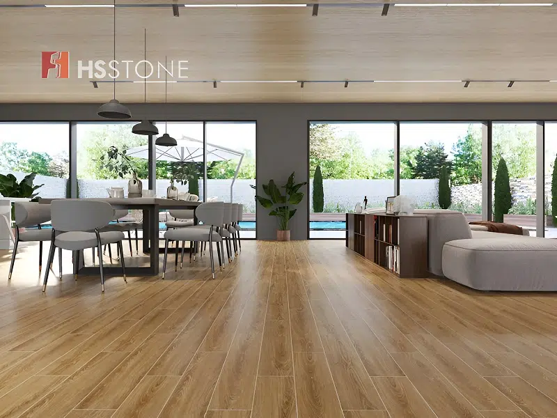 Các cách lát nền gạch giả gỗ đẹp và phổ biến