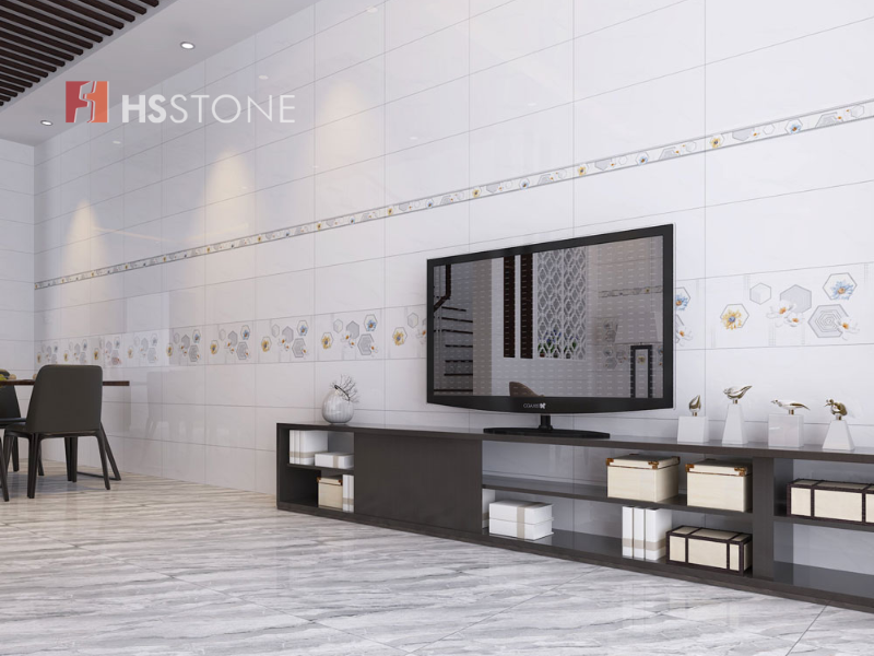 cac nguyen tac khi phoi mau gach op tuong phong khach can luu y Các nguyên tắc khi phối màu gạch ốp tường phòng khách cần lưu ý