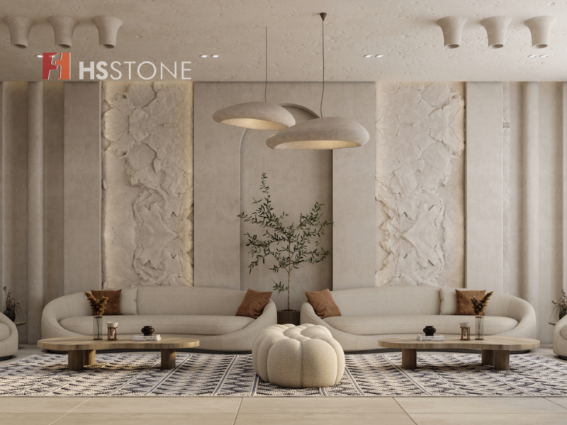 gach op tuong phong cach bac au co dien nhe nhang Phối màu gạch ốp tường phòng khách với phong cách Bắc Âu cổ điển, nhẹ nhàng