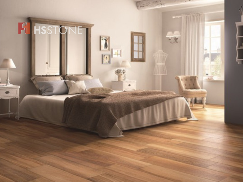 gach gia go phong ngu an toan cho suc khoe Gạch giả gỗ phòng ngủ an toàn cho sức khỏe