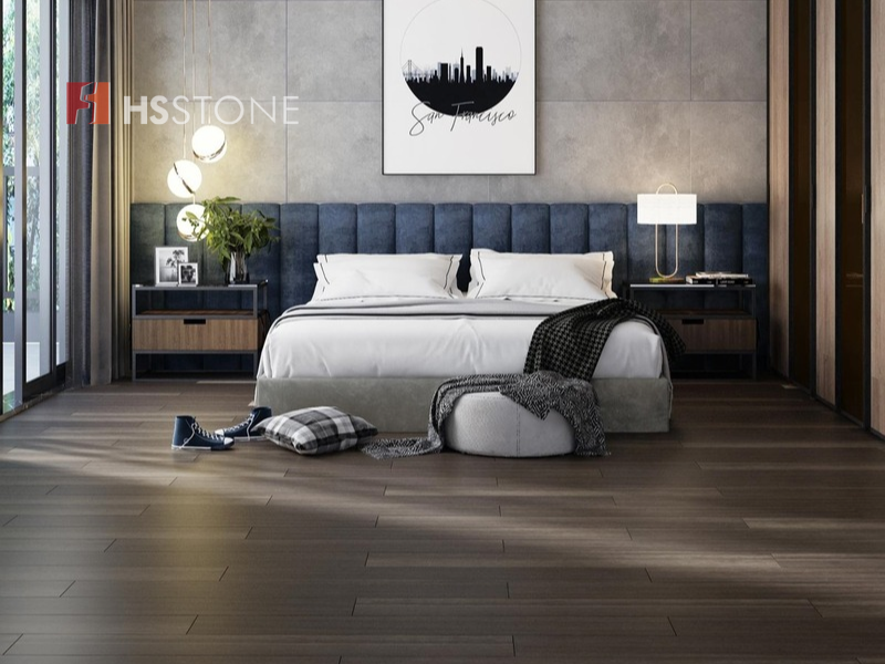 giai dap co nen lat gach gia go phong ngu Giải đáp "Có nên lát gạch giả gỗ phòng ngủ?"