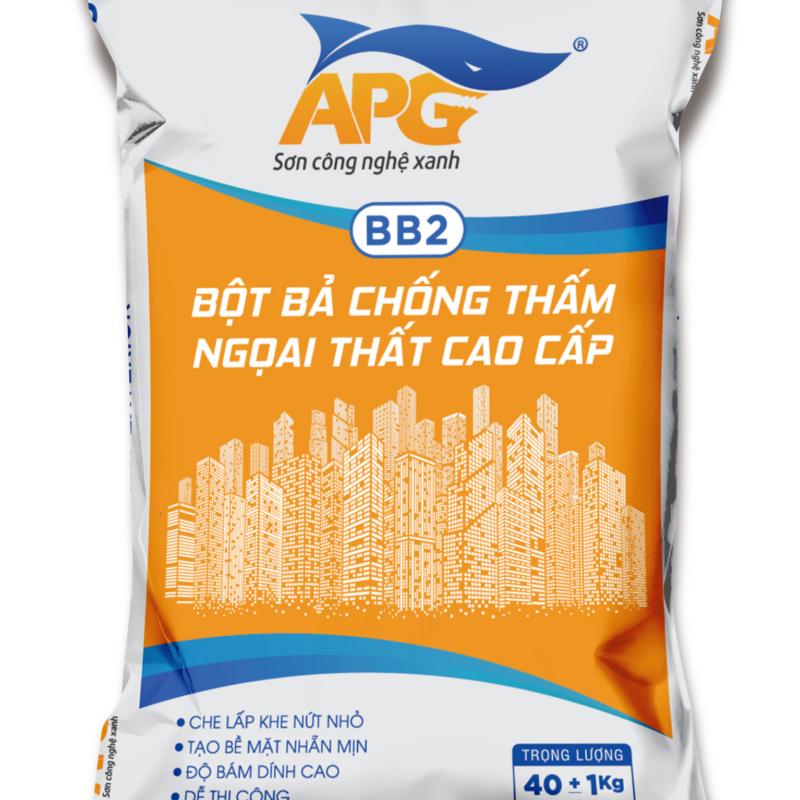 Bột bả chống thấm ngoại thất cao cấp BB2