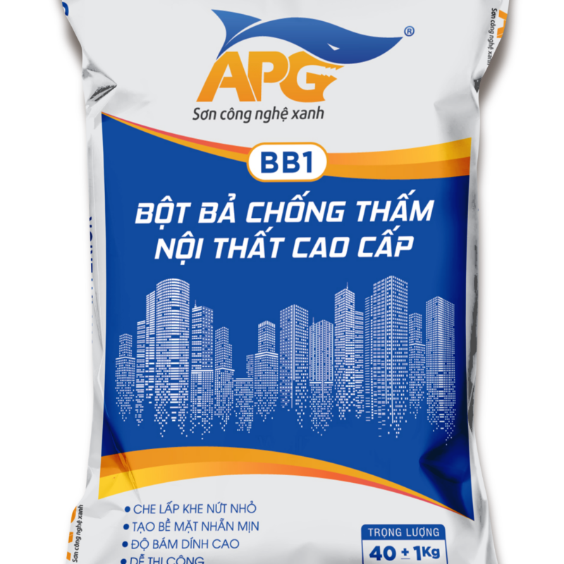 Bột bả chống thấm nội thất cao cấp BB1