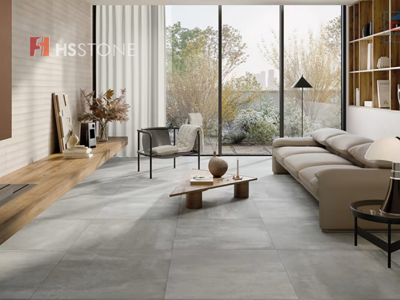 HS Stone - Đơn vị uy tín chuyên cung cấp gạch lát nền phòng khách chất lượng cao