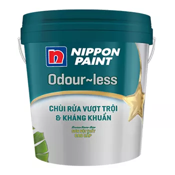 Nippon Paint Odour less Chùi Rửa Vượt Trội & Kháng Khuẩn