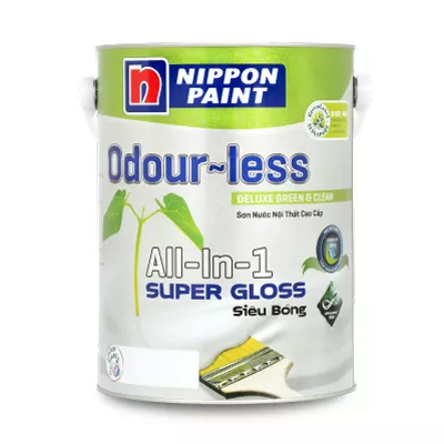 Sơn Odour less All in 1 Siêu Bóng