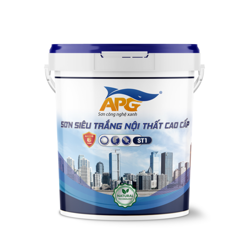 Sơn siêu trắng nội thất cao cấp ST1