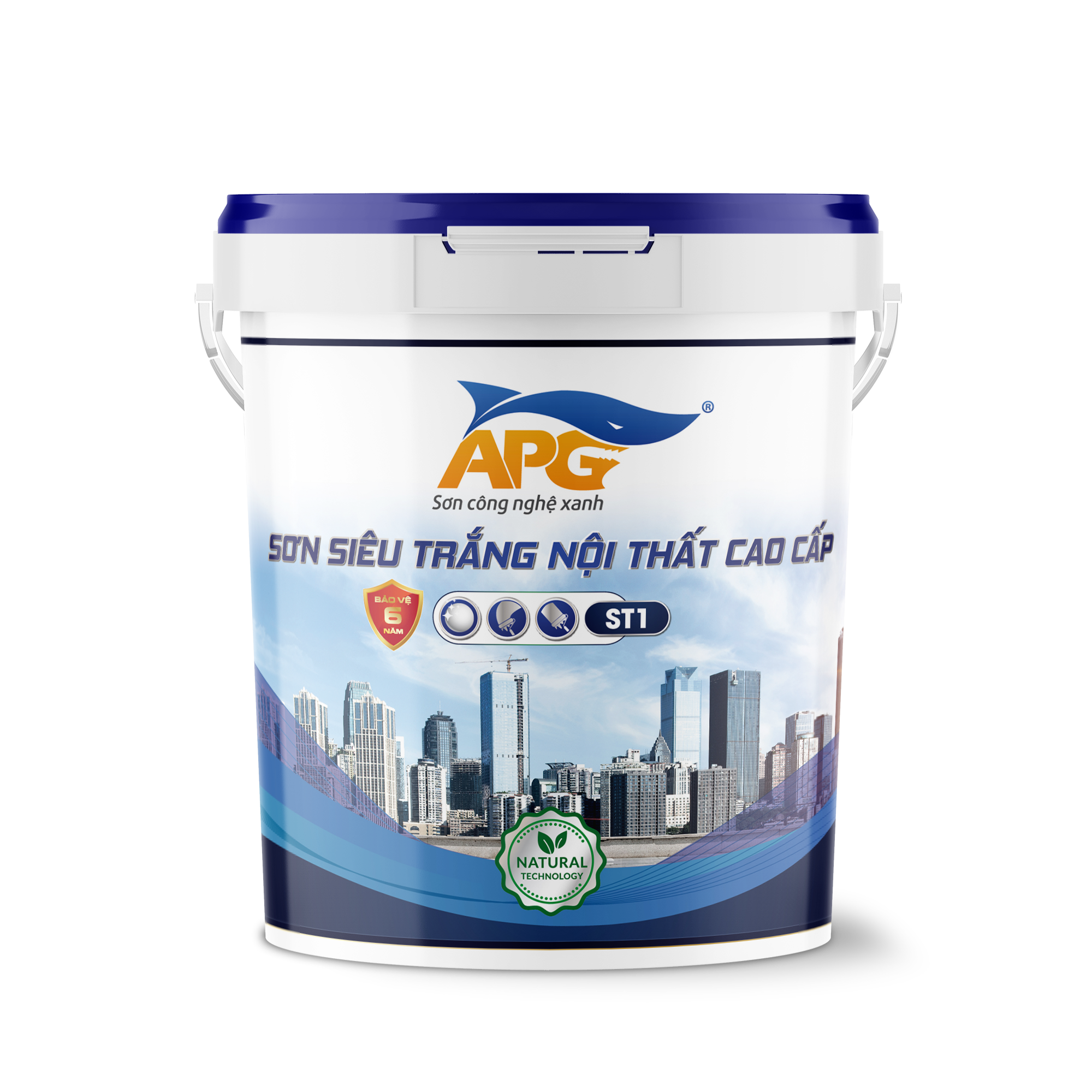 Sơn siêu trắng nội thất cao cấp ST1 Sơn siêu trắng nội thất cao cấp ST1