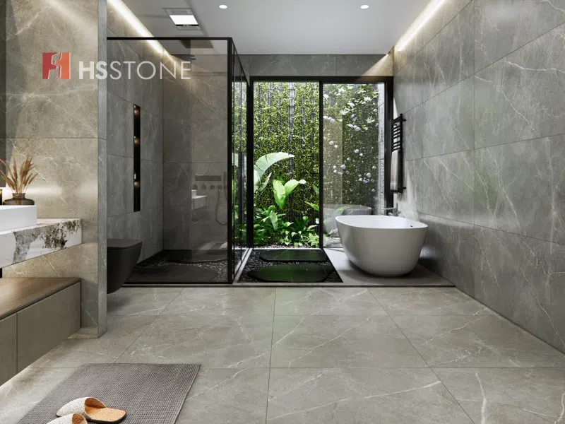 Nên chọn gạch khổ lớn khi ưu tiên yếu tố vệ sinh