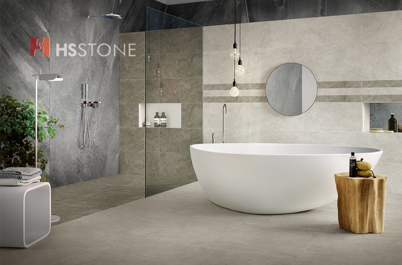 Kinh nghiệm chọn gạch lát nền nhà tắm tương ứng với phong cách thiết kế