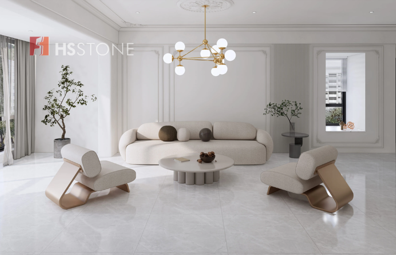 Kinh nghiệm chọn gạch lát nền phòng khách theo phong cách thiết kế