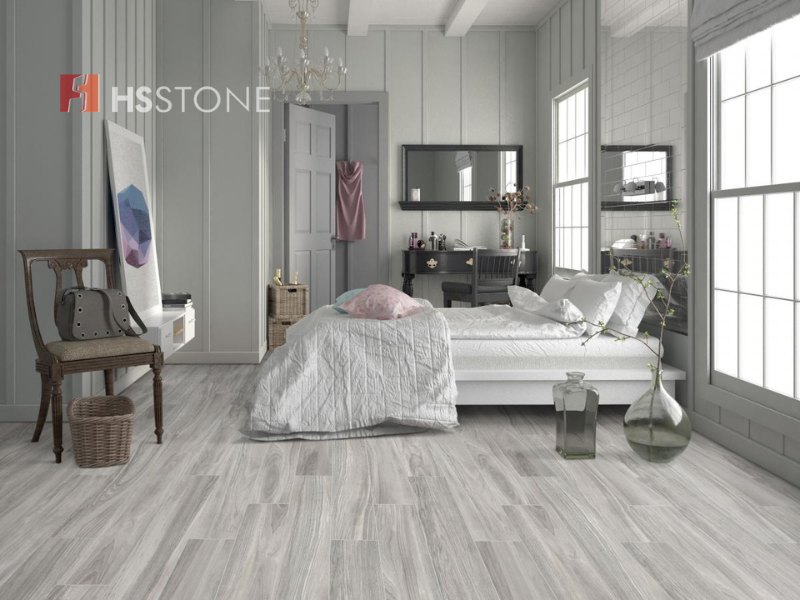 Mẫu gạch lát nền giả gỗ nhập khẩu