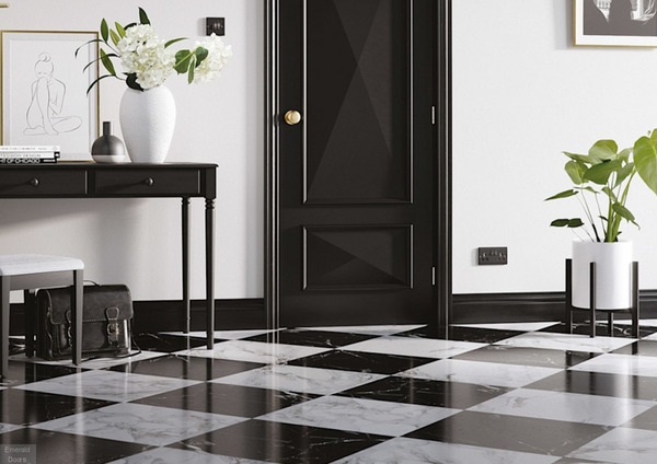 mau gach op chan tuong cho phong khach